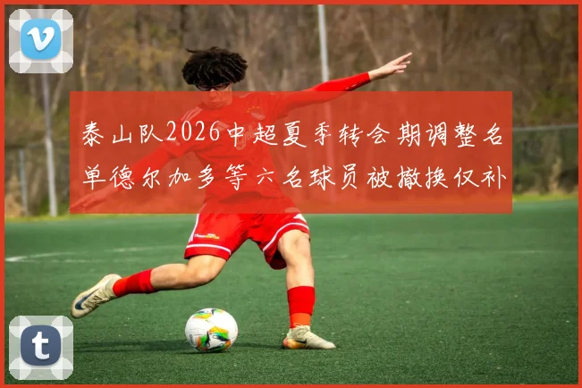 泰山队2026中超夏季转会期调整名单德尔加多等六名球员被撤换仅补报郝富博